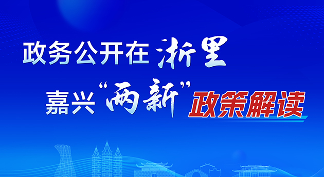 政務公開在浙里-嘉興“兩新”政策解讀